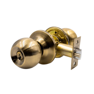 Cerradura Delko Pomo Albany Acabado Bronce Antiguo con llave